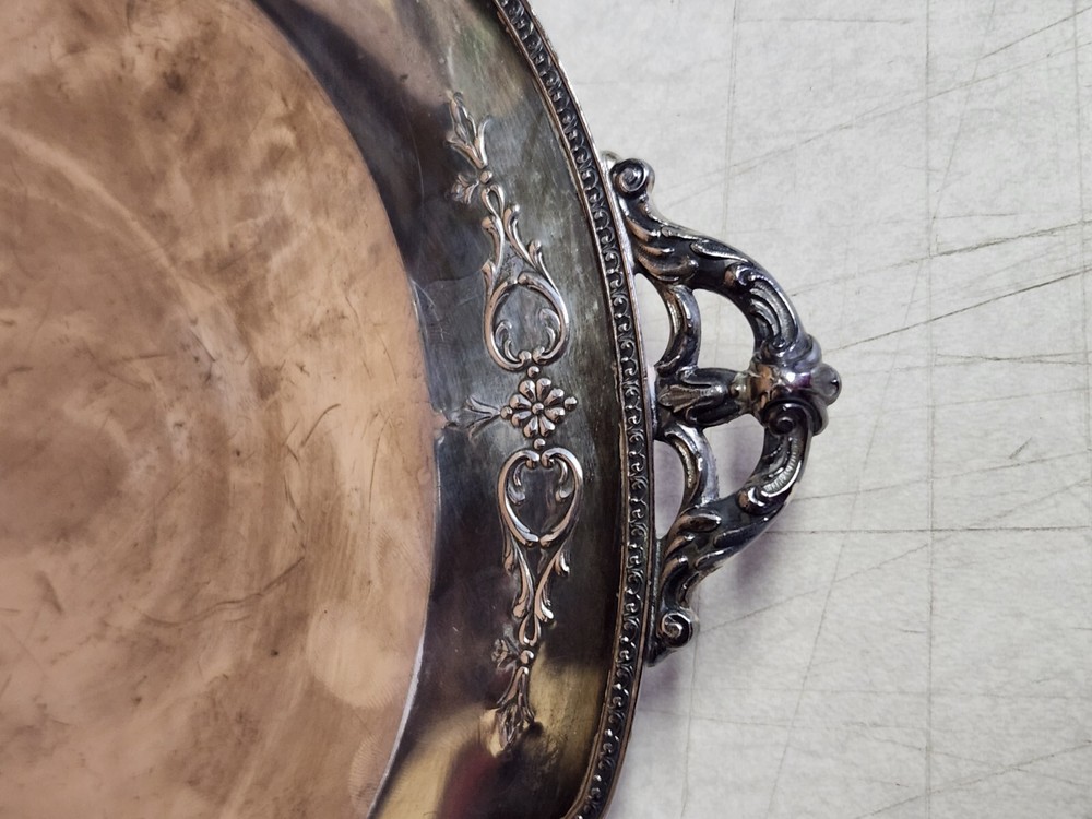 Homan Plate On Nickel W.M Mounts Louisiana Platter 03150