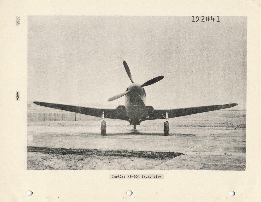 1945 AAF CURTISS-WRIGHT XP-60A,C,E FIGHTER INSPECTION, PERFORMANCE,ACCEPTANCE-CD