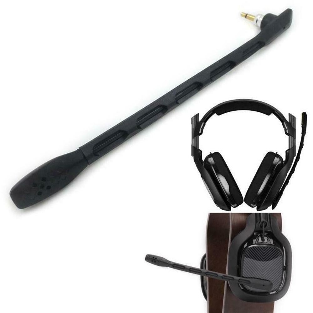 Black Headphone Microphone Replacement Mic For Logitech Astro A40 Gaming Headset