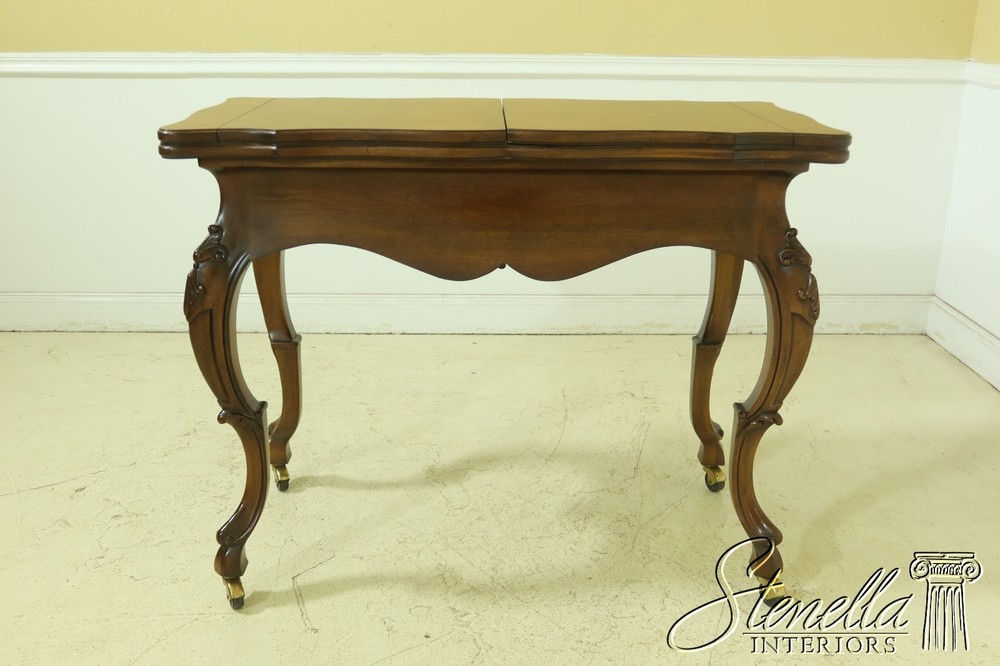 L52511EC: KARGES Model 667 Burl Walnut Venetian Server