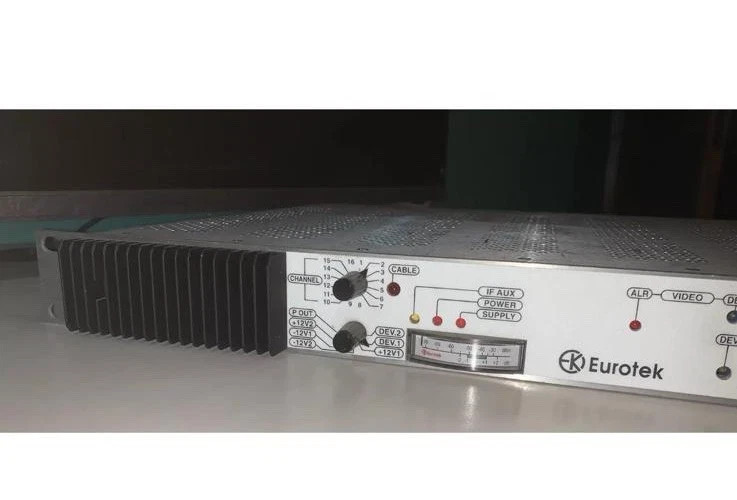 EUROTEK 70 MHZ ANALOG MODULATOR INPUT 2 AUDIO / 1 VIDEO BROADCAST