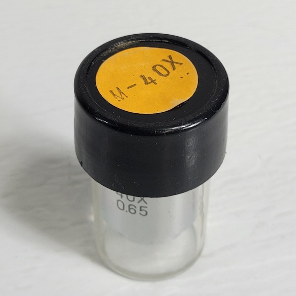 40X Mag Microscope Objective 20mm Thread Mount 0.65 Ocular Optical Lens