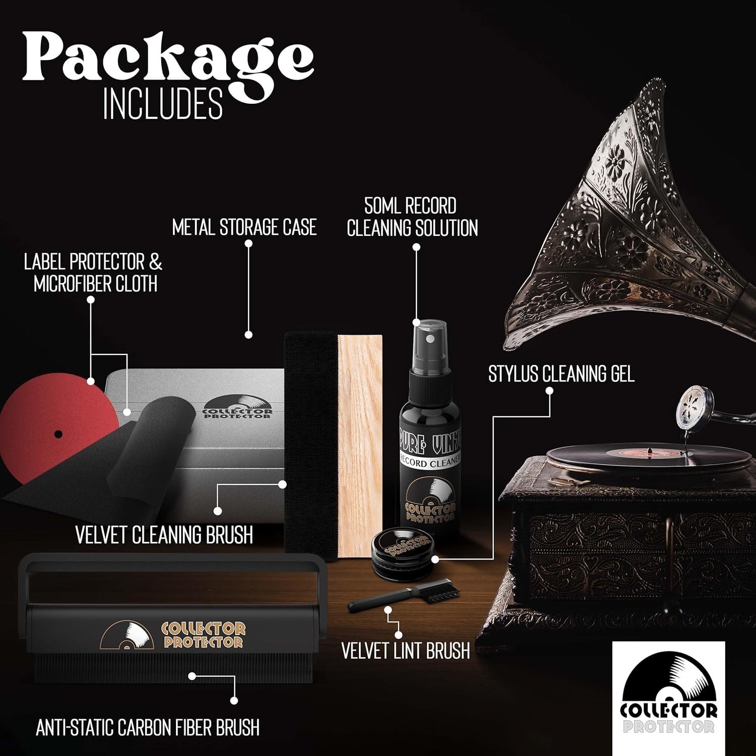 Ultimate Vinyl Record Maintenance Kit: Cleans & Protects for Optimal Playback