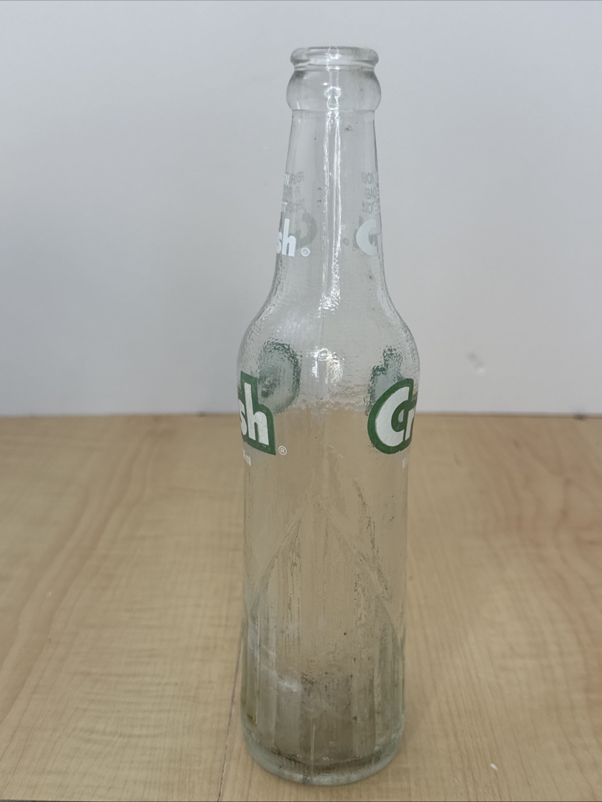 Vintage Orange Crush 10oz Money Back Bottle 1970s ACL Glass Evanston IL Soda