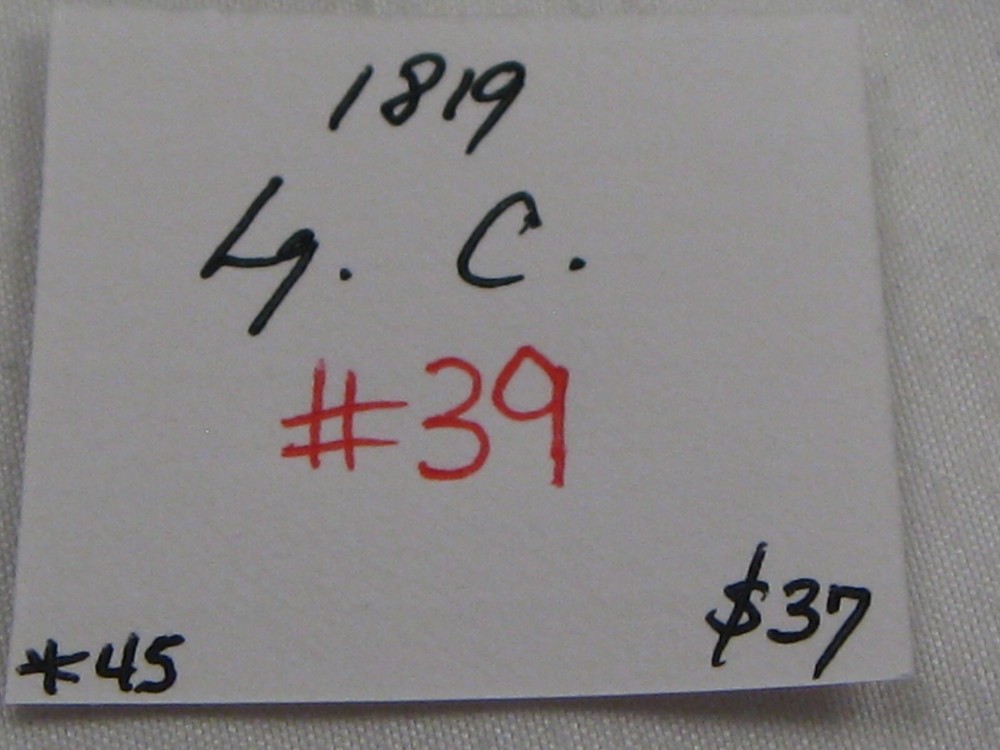 1819 Large Cent. #39