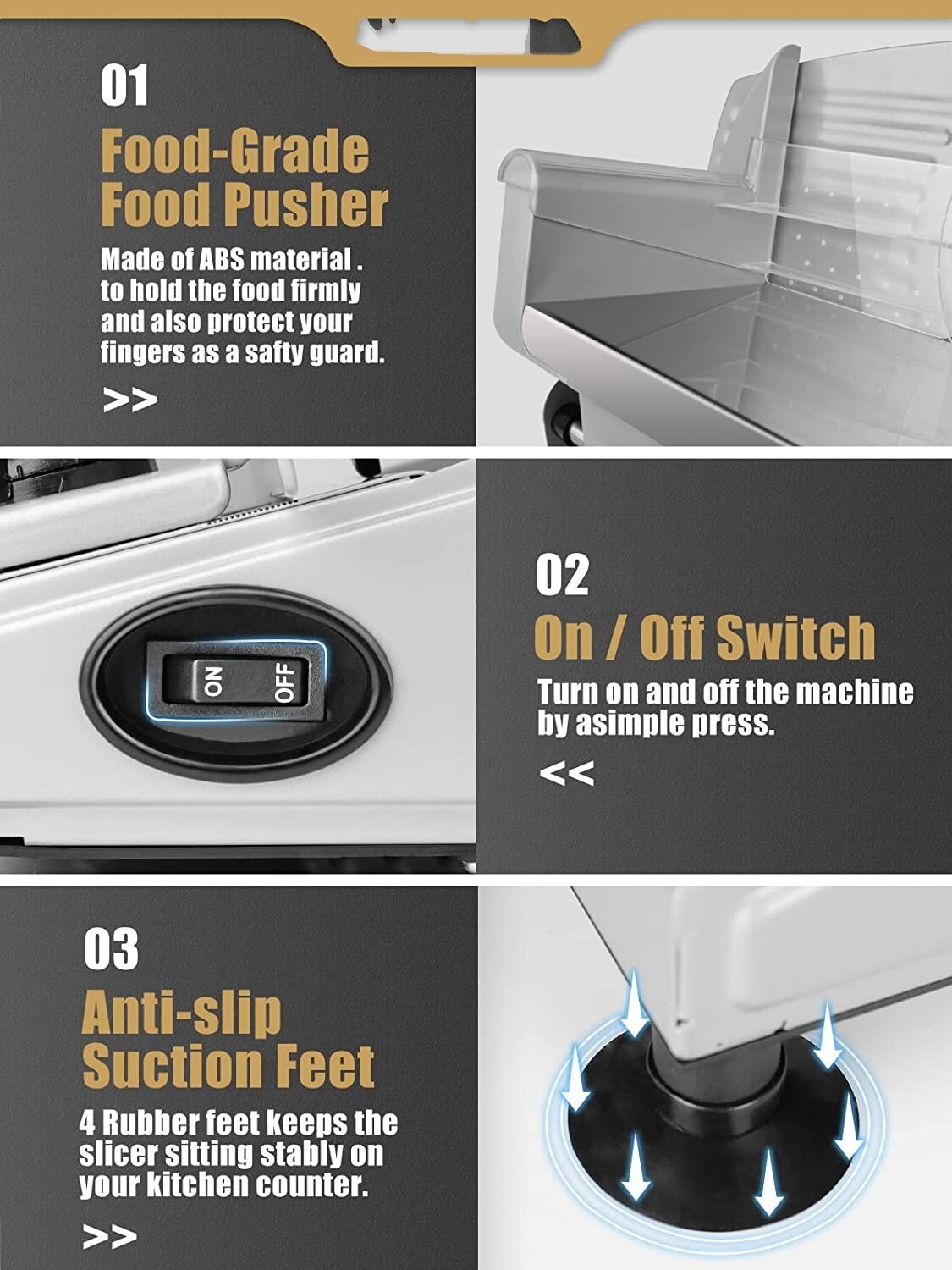 Rebanadora Cortadora De Carne jamon Queso Comercial Para Negocios Calidad Nuevo