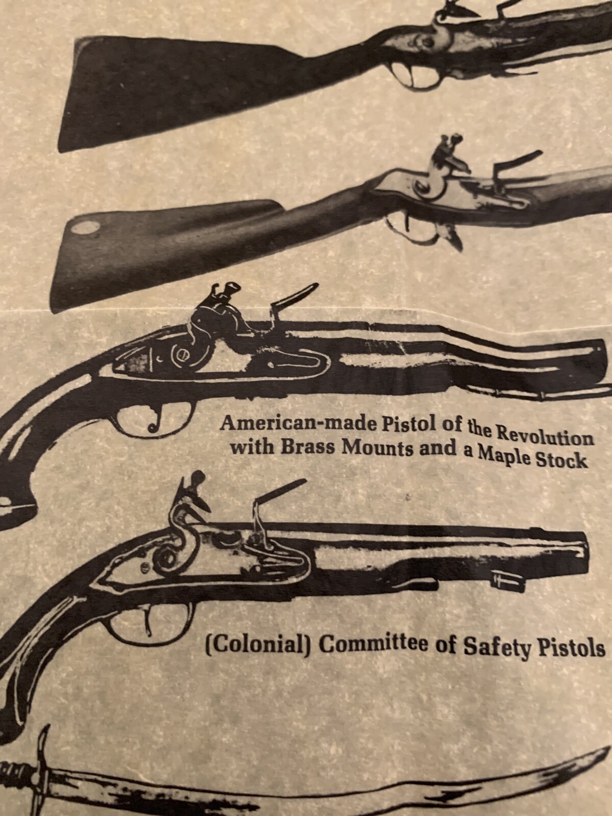 Weapons of the American Revolution- Parchment