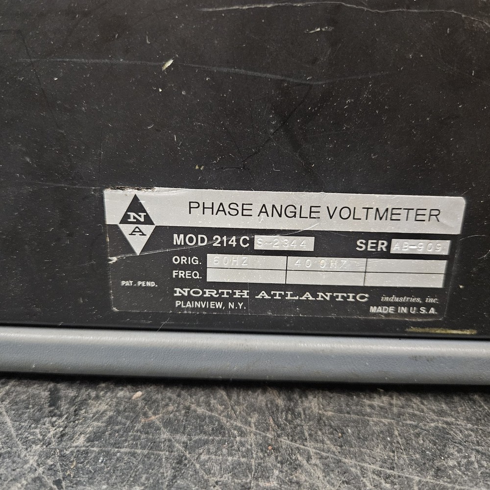 North Atlantic Phase Angle Voltmeter Model 214C