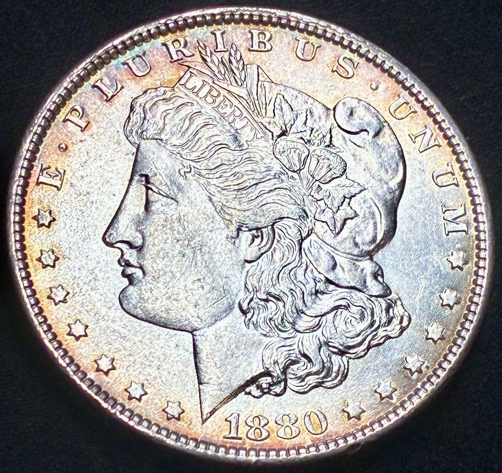 1880-O Morgan Silver Dollar (BETTER DATE, ORIGINAL LUSTER) UNC+++