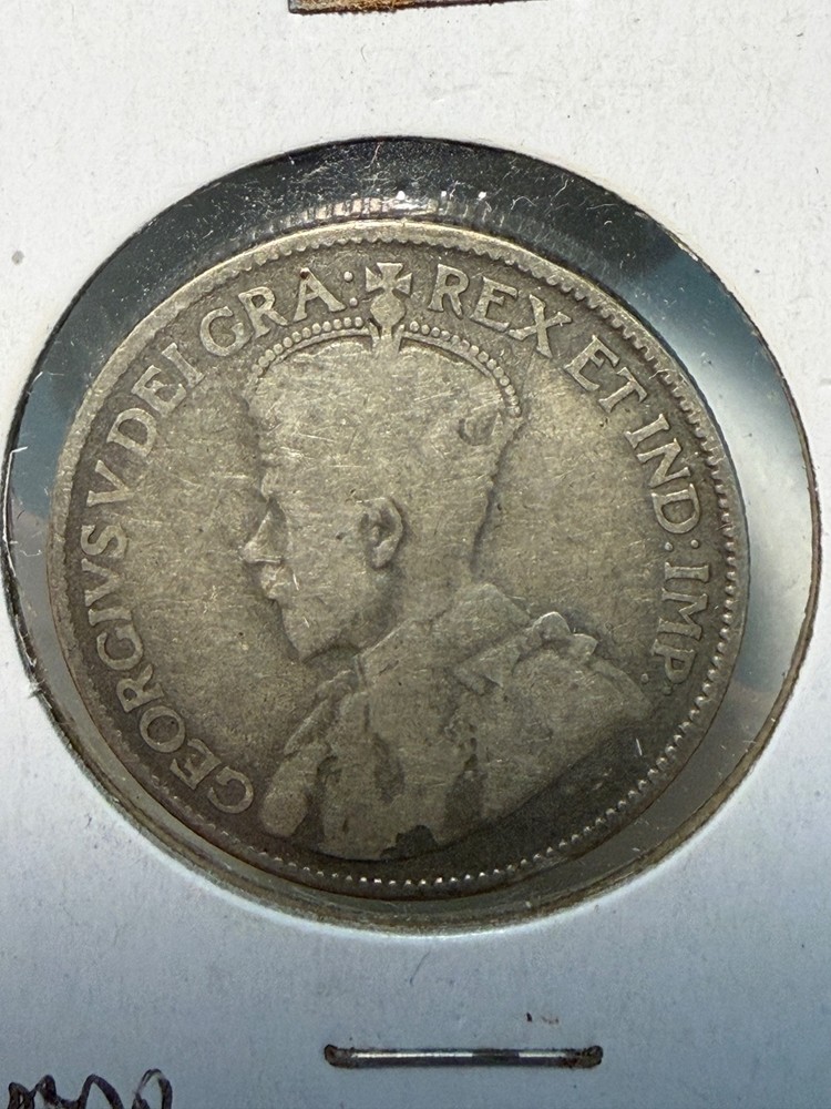 1920 Canada 25 Cent coin