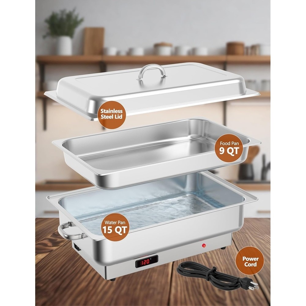 Electric Chafing Dish Buffet set (2-pack) PHO_1654AG7V