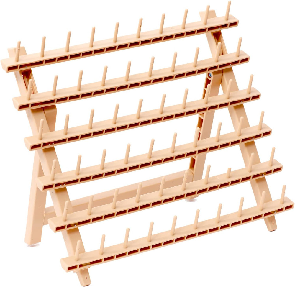 Braid Rack 60 Spools, PP Braiding Hair Stand, Thread Rack, Sewing Organizer, Qui