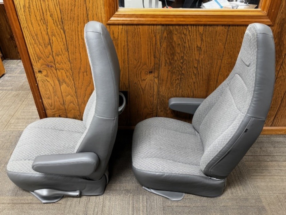 97-25 Chevy Express/GMC Savana Van Pair LH&RH Gray Cloth Power Bucket Seat