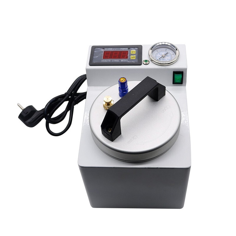 Dental Lab Automatic Polymerizer Portable Curing Pressure Pot Digital Display US