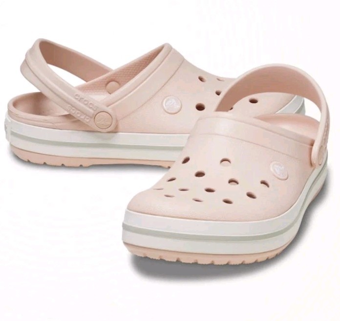 Crocs Crocband Clogs Quartz Pink Unisex M4 W6 New With Tags