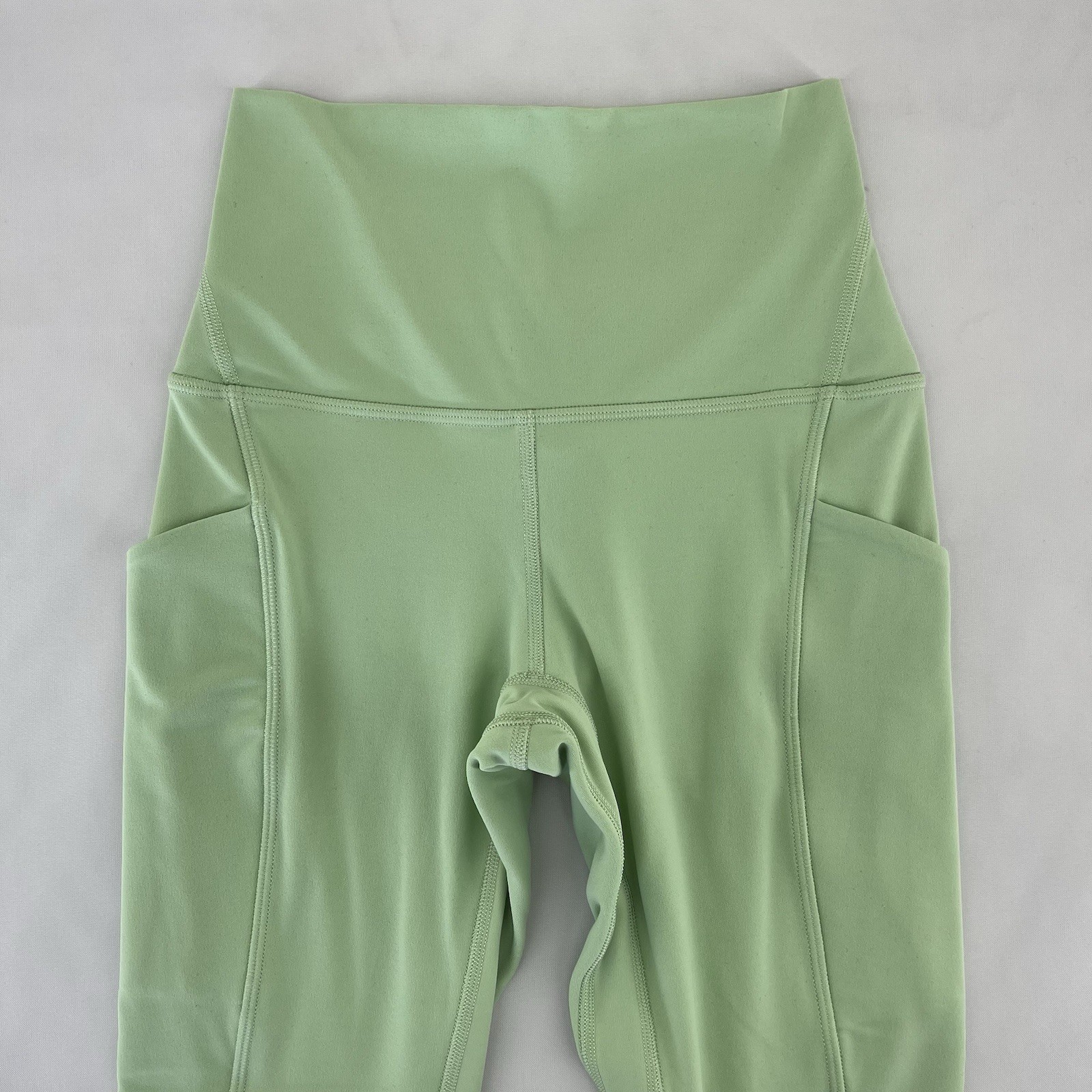 Lululemon Align High Rise Pant w Pockets 24” Womens 2 Creamy Mint EUC