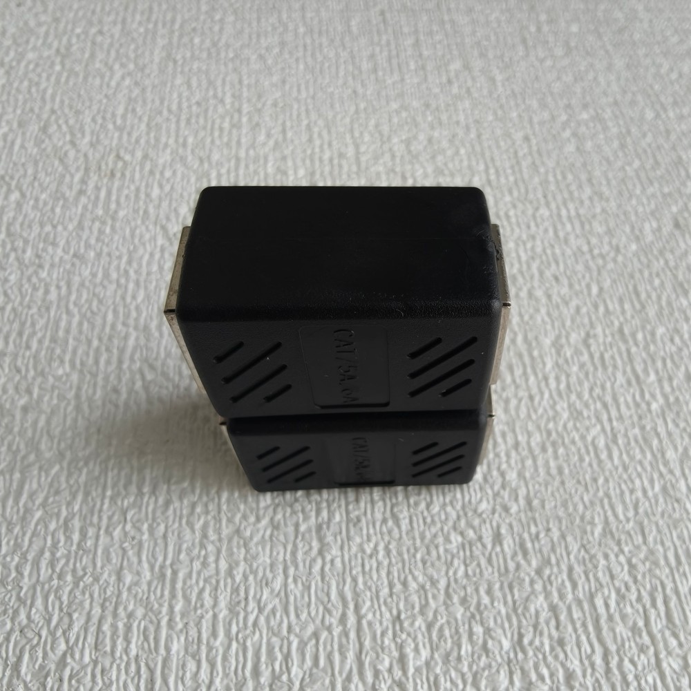 2pcs RJ45 Inline Coupler Cat7/Cat6 Ethernet Network Cable Extender Connector