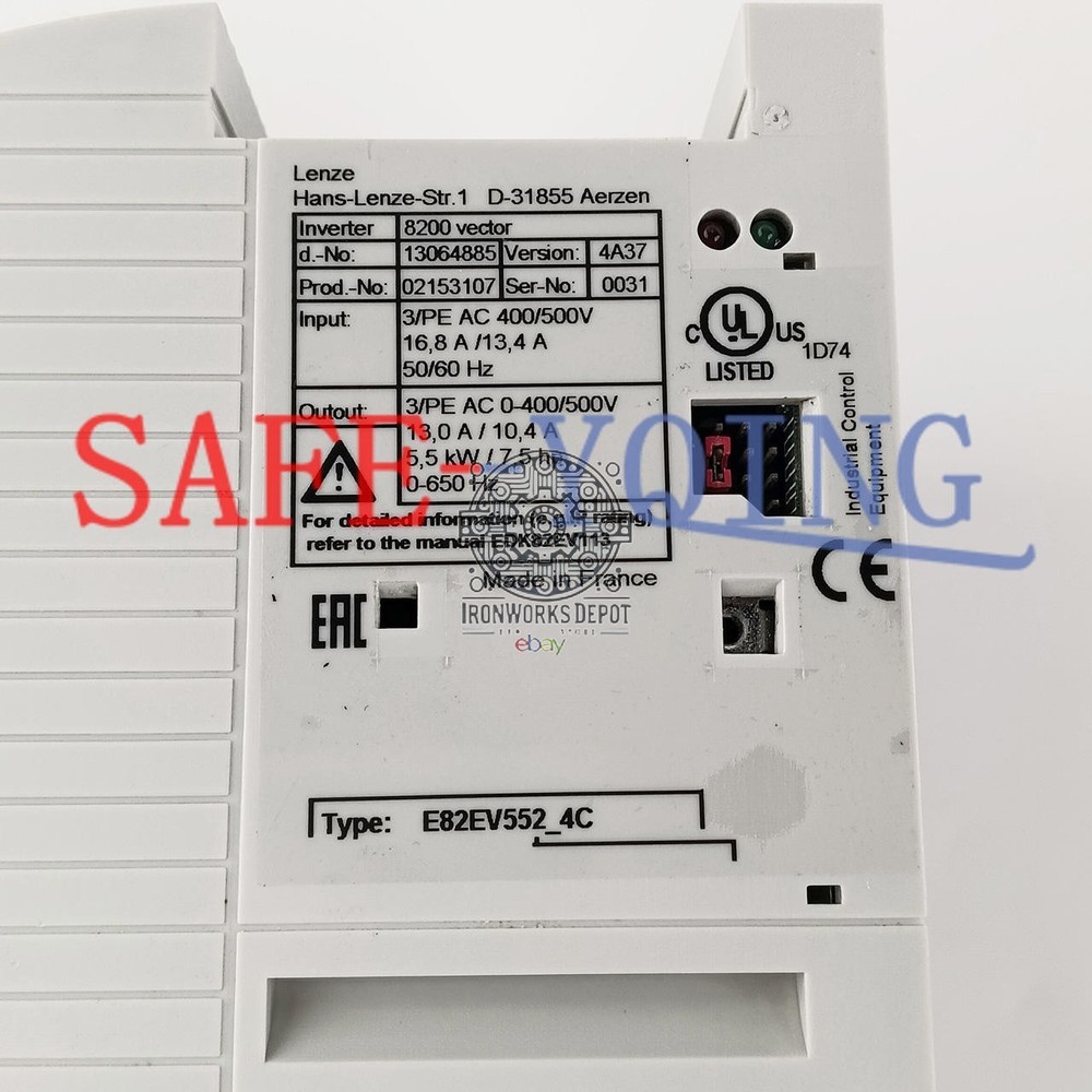 1PCS LENZE E82EV552K4C E82EV552K4C E82EV552-4C Inverter New