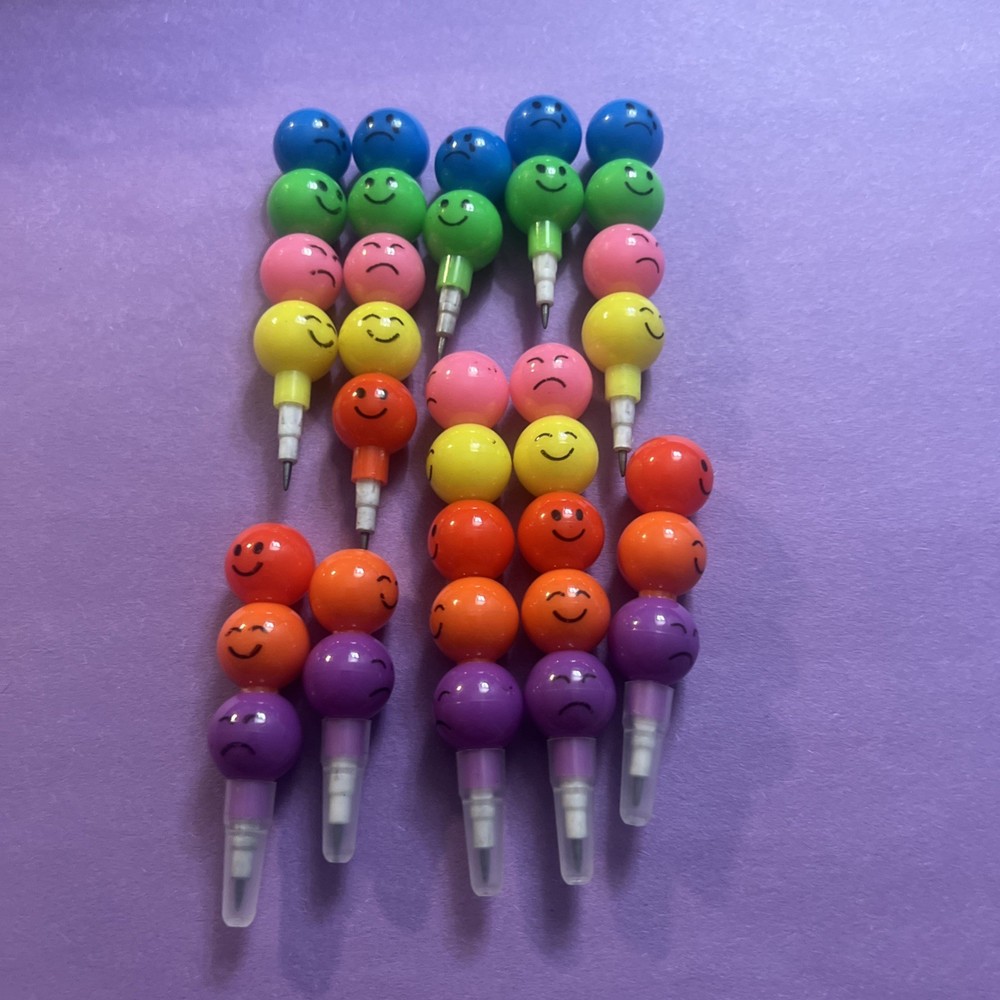 5 Stackable Faces Mechanical Pencils NEW