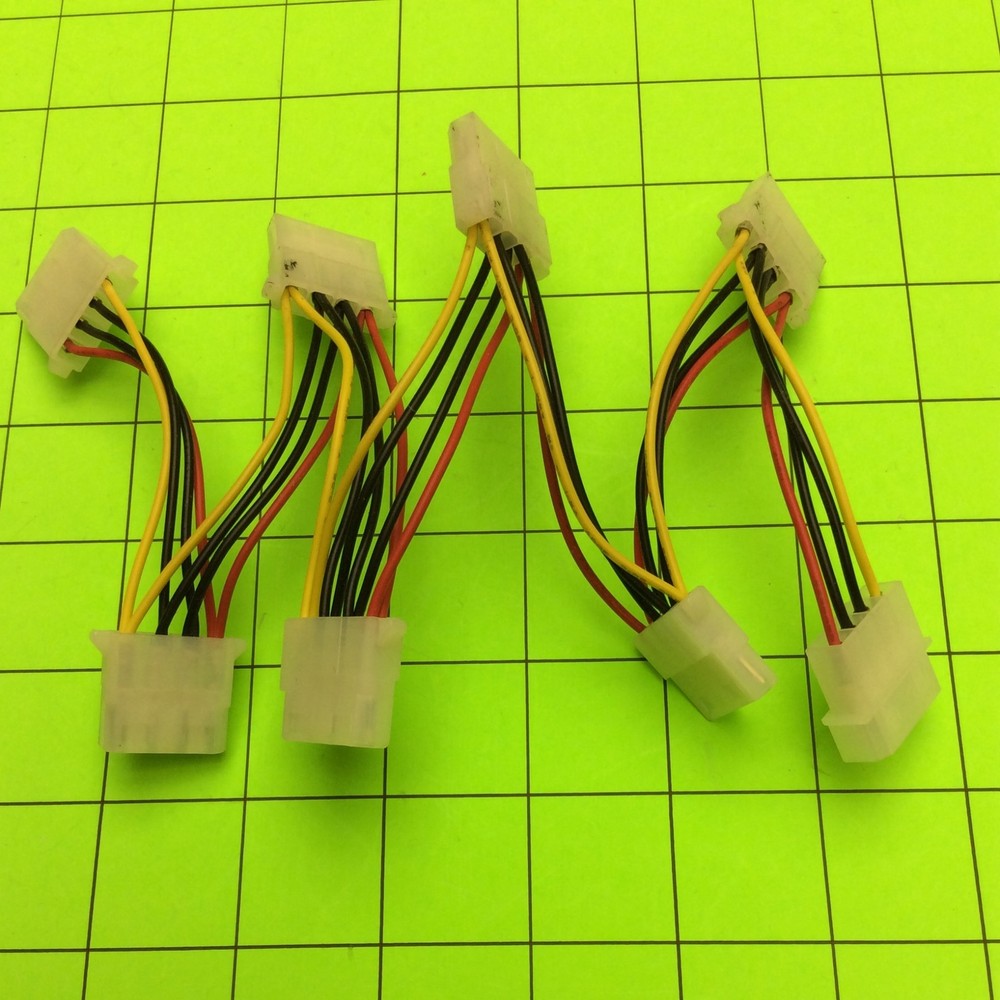 Desktop Computer C-PIT7 2235098 7 Plug Molex Power Splitter Cable Wire