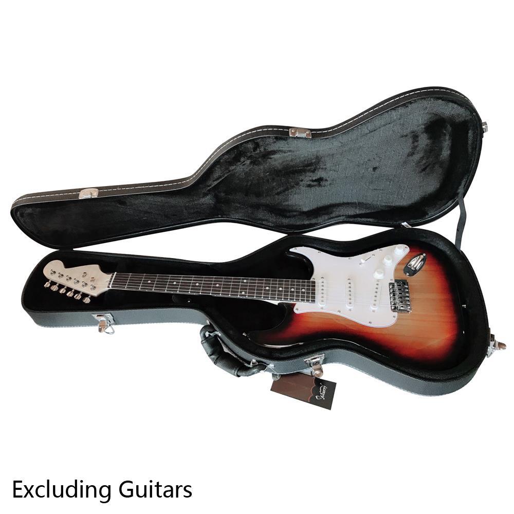 Glarry Protable Flat Surface ST Electric Guitar Hard Shell Case