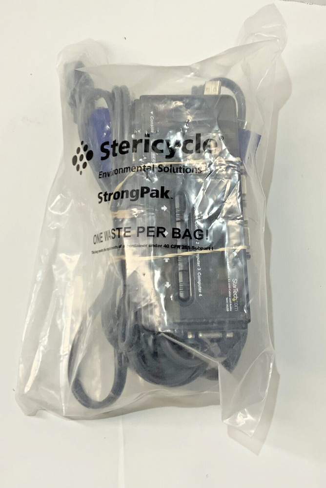StarTech 4 Port USB KVM Switch Kit with Cables and Audio SV411KUSB