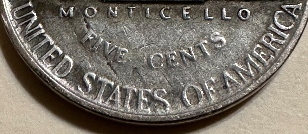 1945 P Mint Mark War Nickel 35% Silver With Many Mint Errors