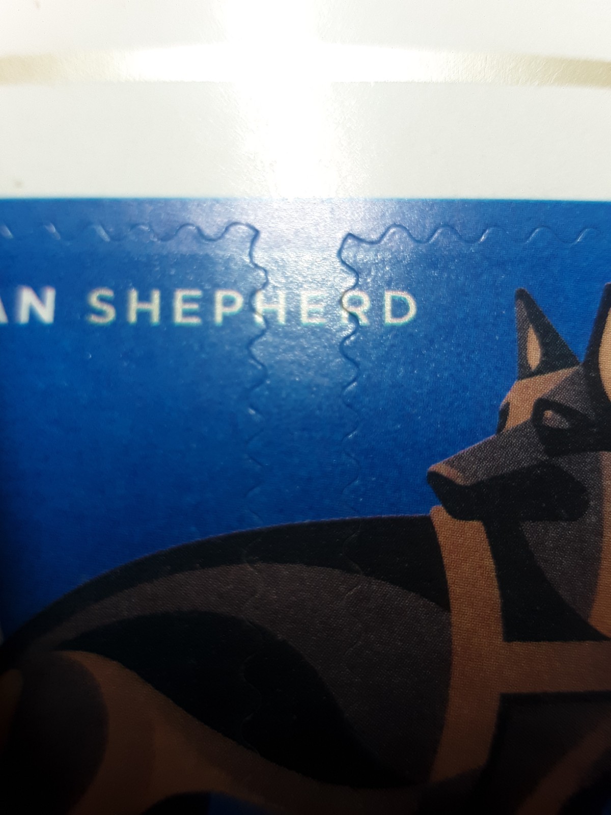 US EFO ERROR Stamps: #5408a Military Working Dogs: Big die cut shift! MNH