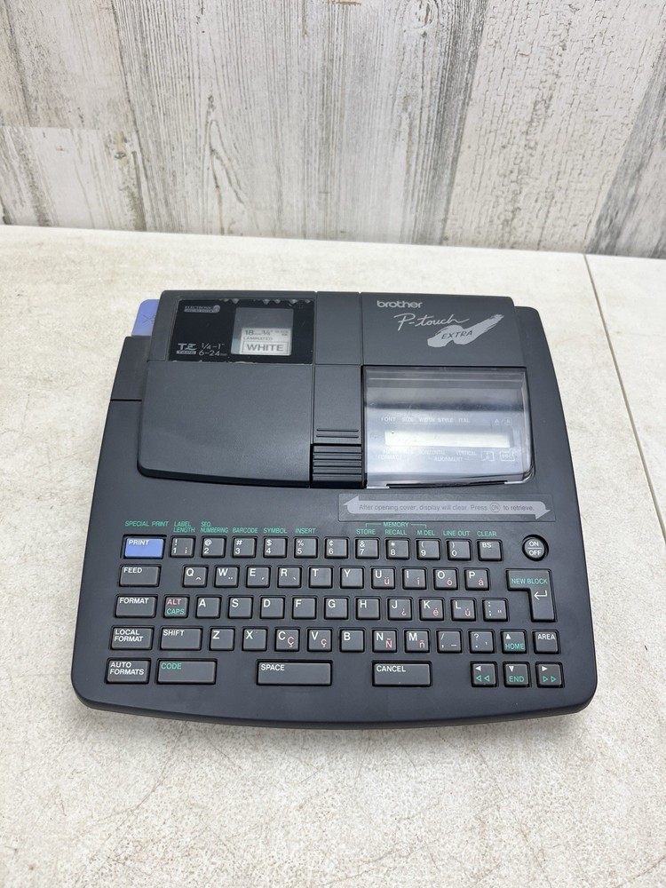 Brother P-Touch Extra PT-520 Electronic Thermal Label Maker TESTED Working Nice