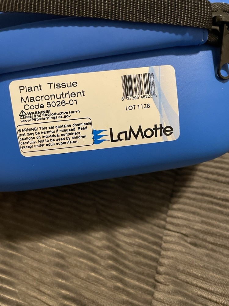 LaMotte Plant Tissue Macronutrient NPK Test Kit Code 5026-01