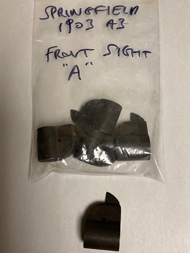1903A3 SPRINGFIELD FRONT SIGHT. BLADE MARKED "A".