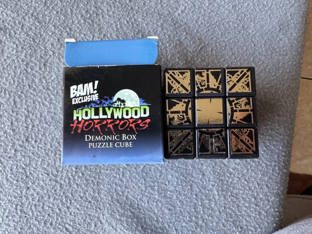 BAM Horror Box Exclusive Hellraiser Demonic Box puzzle cube Rare
