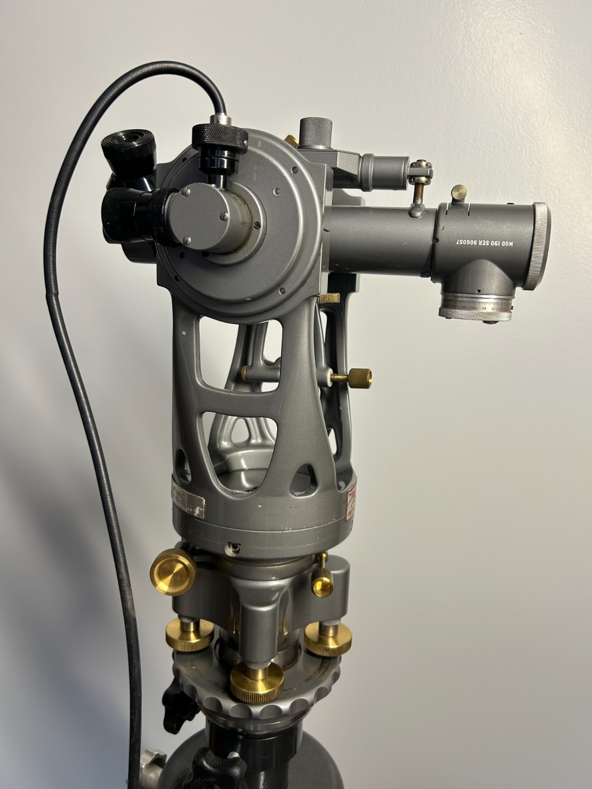 Brunson transit 76-RH with right angle eye piece,light source & tripod