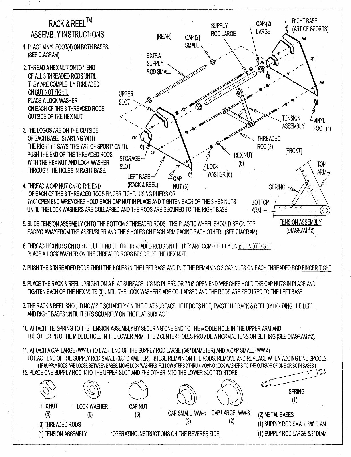 Fishing Line Winder Spooler, Rack and Reel, Line loader, Spool holder, dispenser