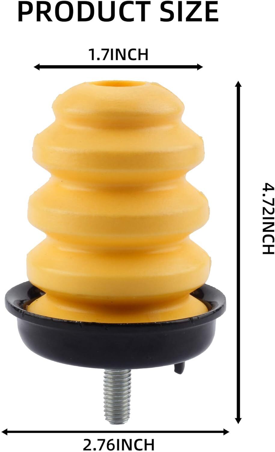 REAR FRAME LEAF SPRING BUMPER BUMP STOP For 99-06 SILVERADO 1500 HD 2*