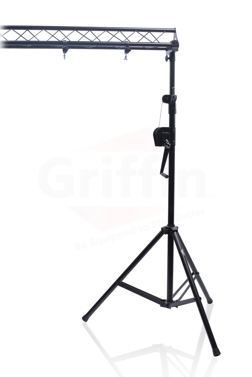 Crank Up Triangle Truss Light Stand – DJ Booth Lighting Trussing Stage Mount PA
