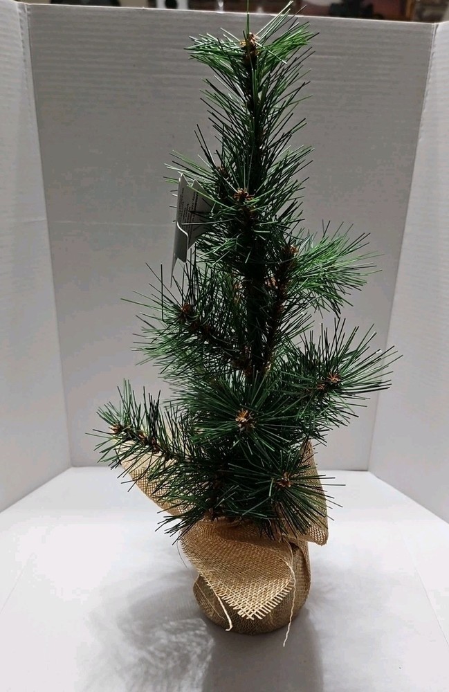 Tabletop Artificial Rustic 13 Inch Christmas Tree Holiday Decor