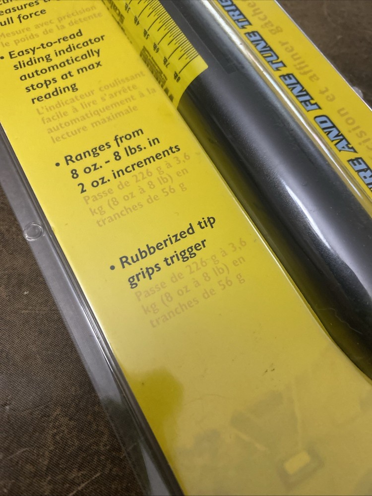 Wheeler Manual Trigger Pull Scale with 8oz to 8lb Value Range for Gunsmithing