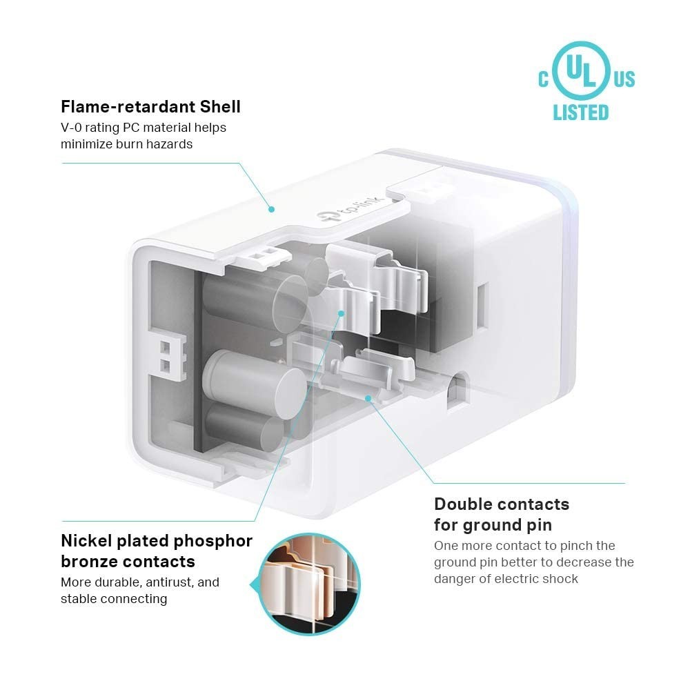 Voice-Controlled Smart Wi-Fi Plugs - 4-Pack, No Hub Required, Automatic Setup