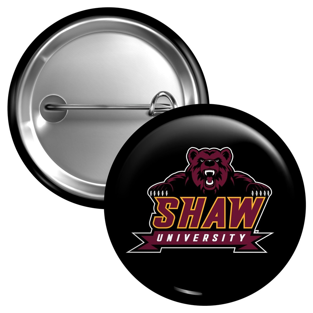 Shaw University Bears Button Pin - 3 Size Options