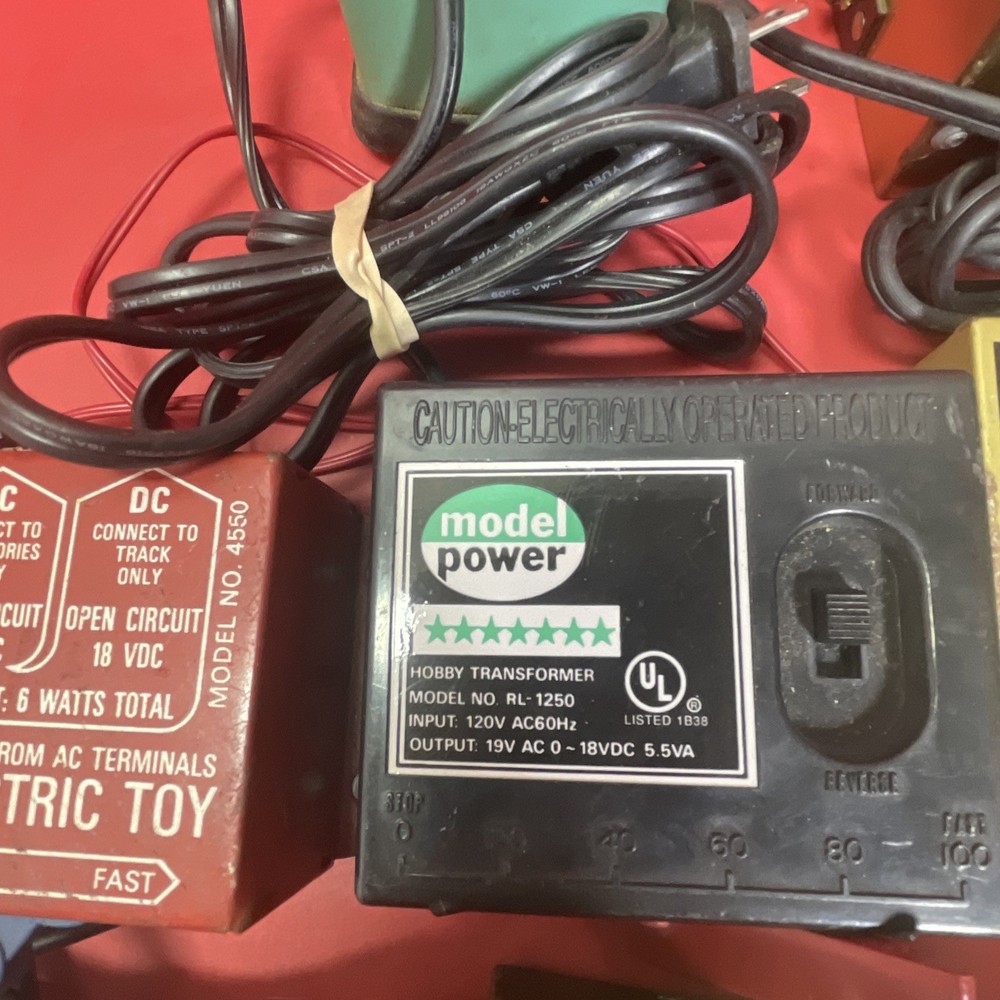 Lot 7 Train Transformers Power Controller As Pictured UNTested Mixed Brands