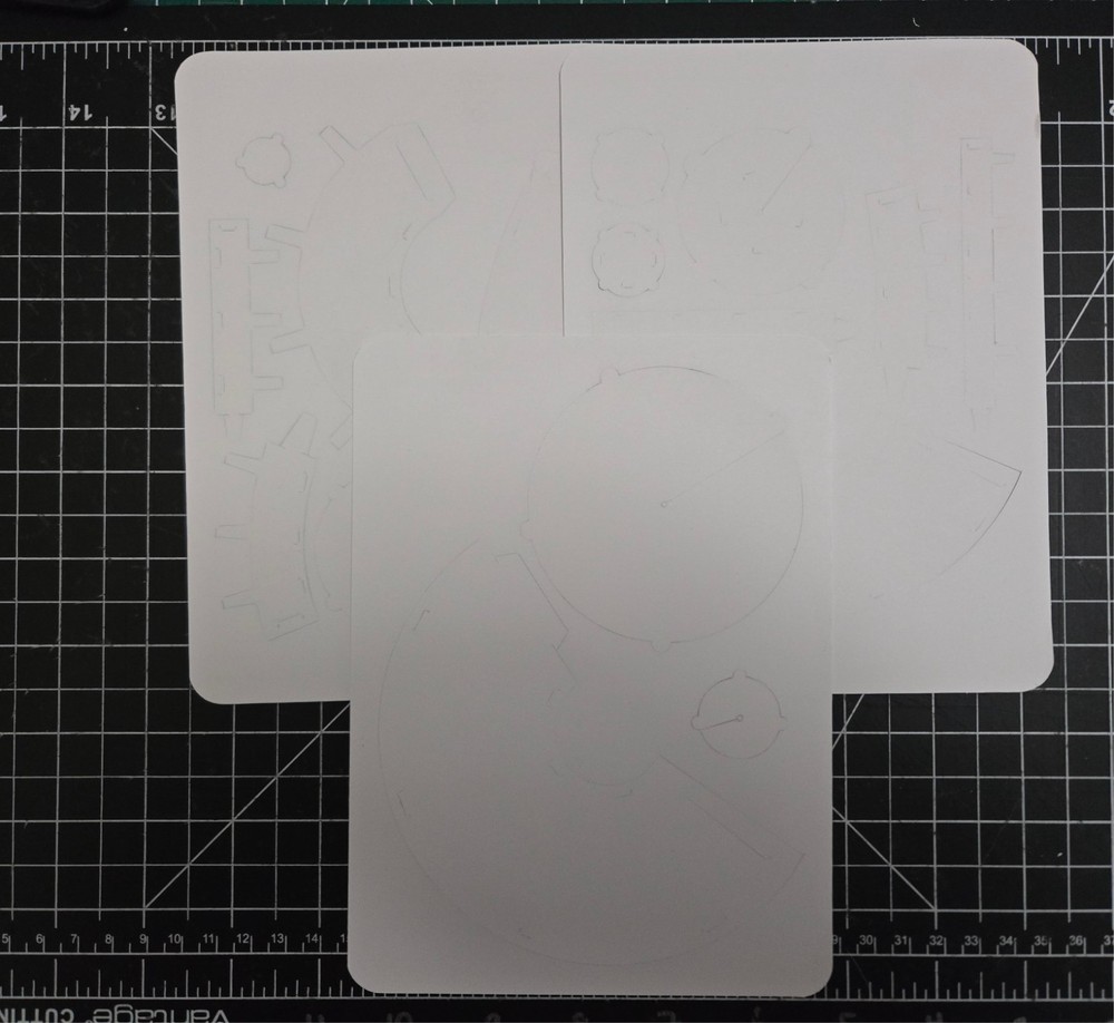 Field Notes - Three Missions Subscriber Bonus - Space Shuttle Cut-Outs