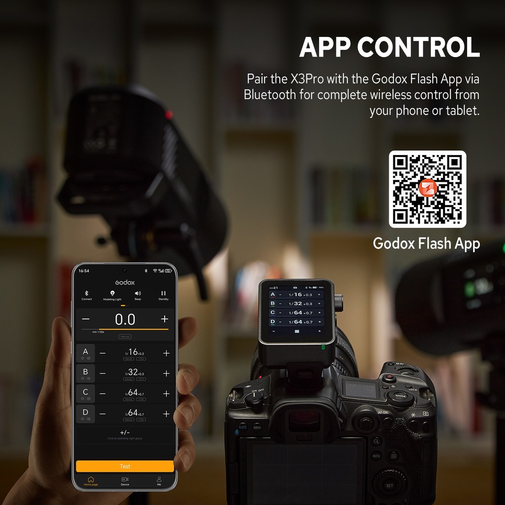 GODOX X3Pro-S TTL Wireless Flash Trigger for Sony with Bluetooth Integration