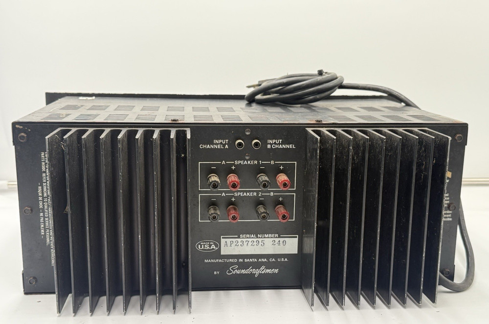Soundcraftsmen A5002 power amp -read description-