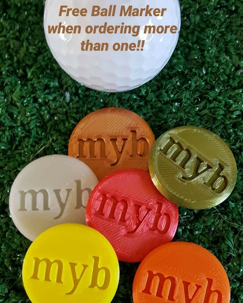 Golf Ball Marker Custom Stencil + Alignment Line and Circle. CREATE YOUR OWN!!!