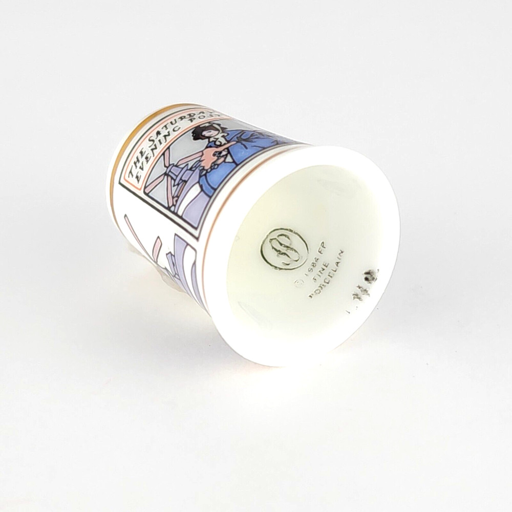 Thimble The Saturday Evening Post Fine Porcelain