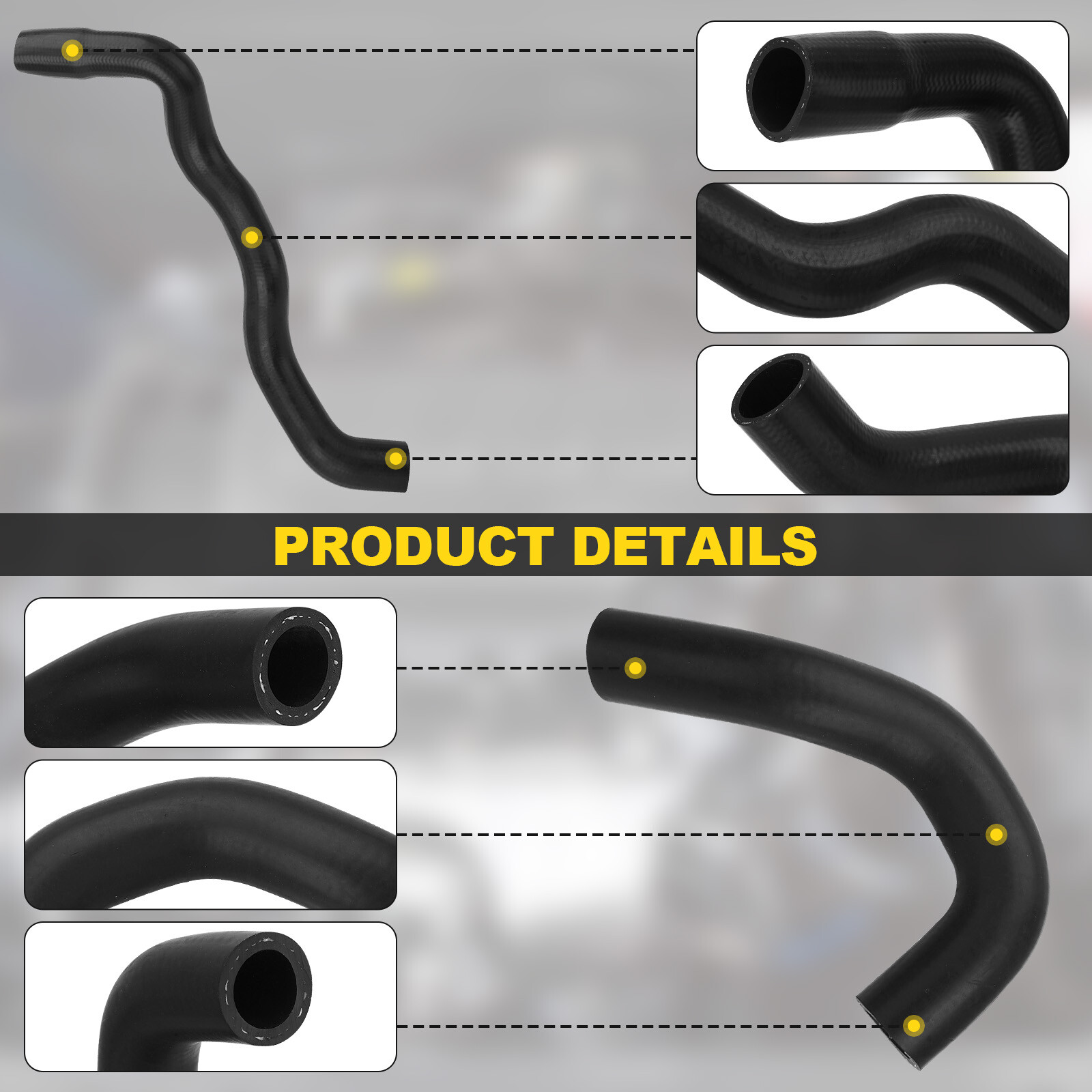 6X For 11-16 Chevrolet Cruze 1.4L Radiator Coolant Hose & Heater Hose & PCV Pipe