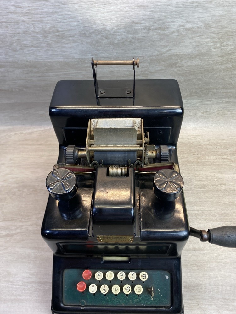 Antique Dalton Adding, listing, & Calculating Machine CLEAN READ MISSING KEY