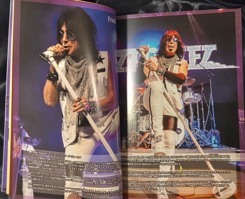 ANGEL 2024 JAPANESE TOUR BOOK PROGRAM PUNKY MEADOWS FRANK DIMINO GIUFFRIA KISS