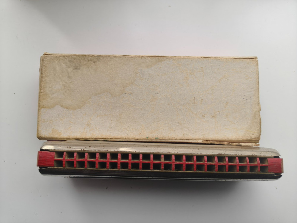 Vintage tremolo harmonica Bandmaster C/G